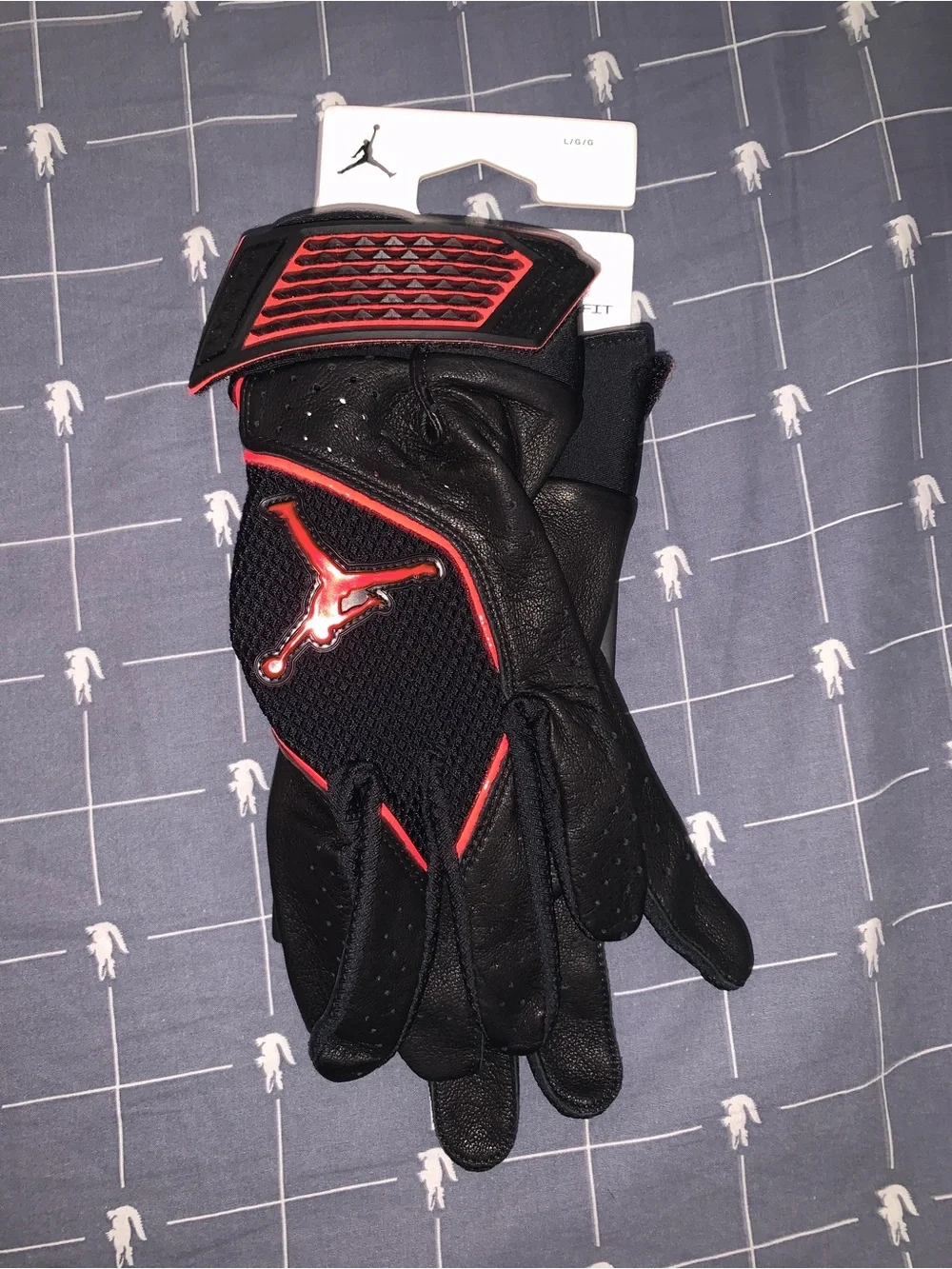 Nike Air Jordan Fly Elite Baseball Batting Gloves FV5474-070 Size: Large